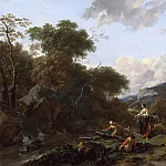 Nicolaes (Claes Pietersz.) Berchem - Landscape With Figures