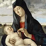 Madonna and Child in a Landscape, Giovanni Bellini