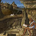 Saint Jerome Reading, Giovanni Bellini