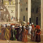 Saint Mark Preaching in Alexandria , Giovanni Bellini