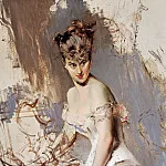 Giovanni Boldini - Portrait of Alice Regnault 1880
