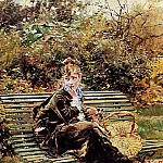 Sentada en el Jardin, Giovanni Boldini