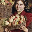 Гаэтано Беллеи - Сборщица персиков