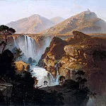 Адольф фон Менцель - Водопад в венесуэльских Андах