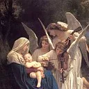 Адольф Уильям Бугро - Мадонна с Младенцем и музыцирующими ангелами (Песня ангелов)