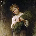 Returned from the fields, Adolphe William Bouguereau