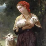 The Shepherdess, Adolphe William Bouguereau