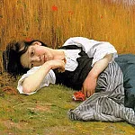 Rest at Harvest, Adolphe William Bouguereau