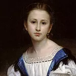 Portrait Mlle Brissac, Adolphe William Bouguereau