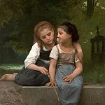 Fishing For Frogs, Adolphe William Bouguereau