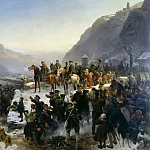 Карл Фридрих Зейферт - Форсирование Рейна в Каубе армией Блюхера 1 января 1814 года