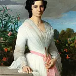 Alexandre Cabanel - Portrait Of Mademoiselle Louise Marès