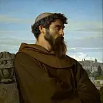 A thinker, young Roman monk, Alexandre Cabanel
