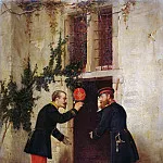 Ганс Тома - Встреча кронпринца Фридриха с Наполеоном III