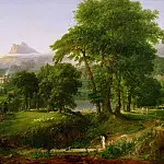 The Course Of Empire The Arcadian Or Pastoral State, Thomas Cole