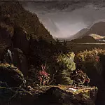 Landscape with Figures: A Scene from ”The Last of the Mohicans”, Thomas Cole