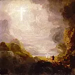The Pilgrim of the Cross at the End of His Journey , Thomas Cole