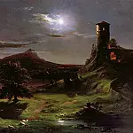 Landscape – Moonlight, Thomas Cole