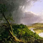 View from Mount Holyoke, Northampton, Massachusetts, after a Thunderstorm—The Oxbow, Thomas Cole