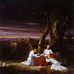 Angels Ministering to Christ in the Wilderness, Thomas Cole