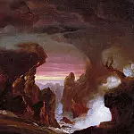 Compositional Study for the Voyage of Life: Manhood, Thomas Cole
