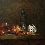 Still Life with Jar of Olives, Jean Baptiste Siméon Chardin