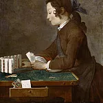 Young Boy Playing Cards, Jean Baptiste Siméon Chardin