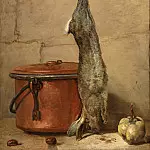 Rabbit and Copper Pot, Jean Baptiste Siméon Chardin