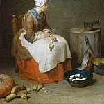 The Kitchen Maid, Jean Baptiste Siméon Chardin
