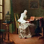 La serinette, Jean Baptiste Siméon Chardin