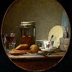 Jar of Apricots, Jean Baptiste Siméon Chardin