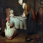 Dinner prayer, Jean Baptiste Siméon Chardin