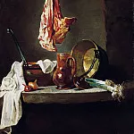 Still life with cookware, Jean Baptiste Siméon Chardin