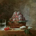 Basket of Plums, Jean Baptiste Siméon Chardin