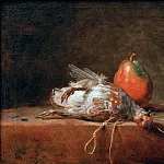 Partridge with pears, Jean Baptiste Siméon Chardin
