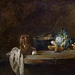Vegetables for the Soup, Jean Baptiste Siméon Chardin