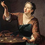 The Game of Knucklebones, Jean Baptiste Siméon Chardin