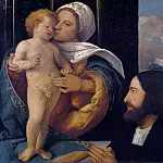 Мадонна с младенцем и поклонник, Кариани (Джованни Буси)