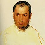 Paul Delaroche - Head of a Camoldine Monk 1834