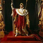 Portrait of Napoleon in imperial costume, Jacques-Louis David