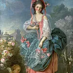 Mlle Guimard as Terpsichore, Jacques-Louis David