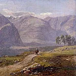 Иоганн Карл Шульц - Горы близ Лердаля, Норвегия
