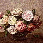 Игнас-Анри-Жан-Теодор Фантен-Латур - Чаша с розами