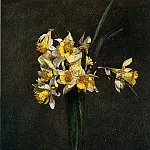 Ignace-Henri-Jean-Theodore Fantin-Latour - Yellow Flowers aka Coucous