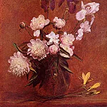 Bouquet of Peonies and Iris, Ignace-Henri-Jean-Theodore Fantin-Latour