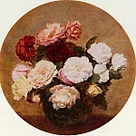 A Large Bouquet of Roses, Ignace-Henri-Jean-Theodore Fantin-Latour