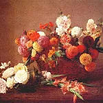 These are the flowers of middle summer, Ignace-Henri-Jean-Theodore Fantin-Latour