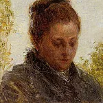 Head of a Young Woman, Ignace-Henri-Jean-Theodore Fantin-Latour