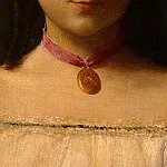 Игнас-Анри-Жан-Теодор Фантен-Латур - Мадмуазель Де Фитц Джеймс, 1867, фрагмент