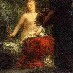 Ignace-Henri-Jean-Theodore Fantin-Latour - Woman at Her Toillette